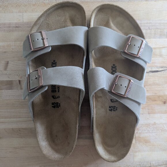 Birkenstock Unisex Arizona Casual Sandals Tobacco Oiled Leather 45 W14 M12 - Picture 1 of 3